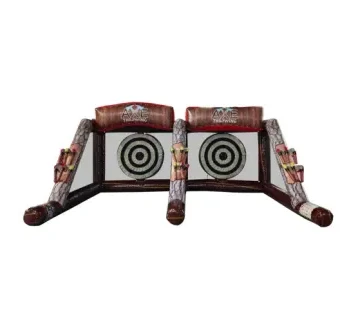 لعبة رمي الفأس الهوائية المزدوجة  256 للإيجار | استأجر