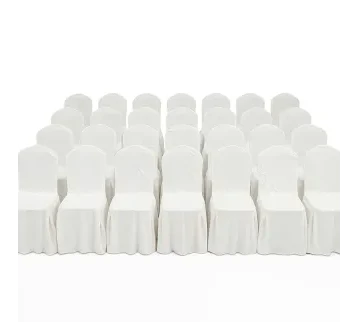 Chair with Ivory or Stretch Cover for rent | Estajer