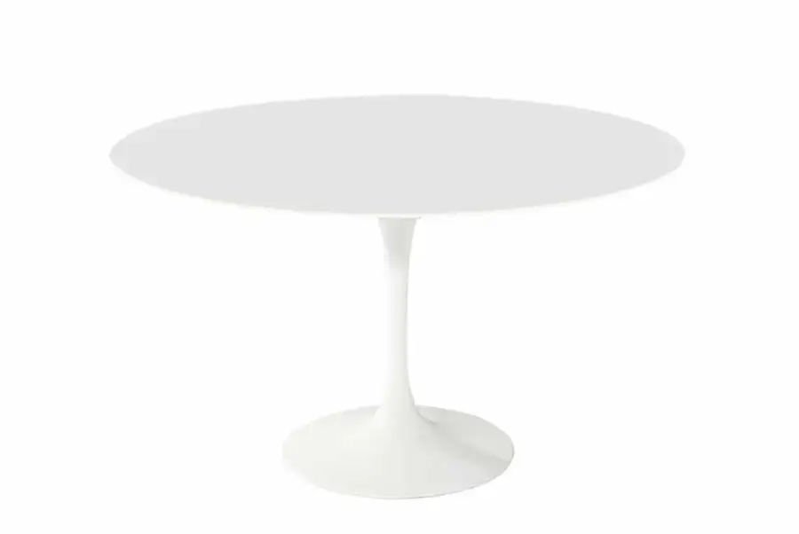 طاولة توليب دائرية بسطح أبيض – 80 سم – TMWWOطاولة عصرية للمقاهي والجلسات الأنيقة - الصورة الرئيسية للإيجار | استأجر