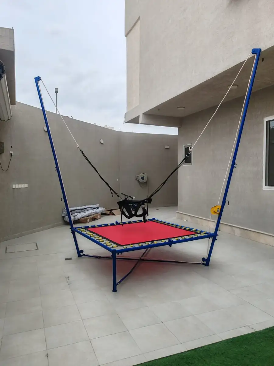 ترامبولين للأطفال 2 متر مع حبل أمان - نشاط بدني آمن وممتع 29 - الصورة الرئيسية للإيجار | استأجر