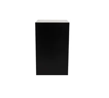 منصة خطابة سوداء عالية للمؤتمرات والفعاليات NIWWO– ارتفاع 75 سم للإيجار | استأجر