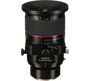  عدسة Rokinon T-S 24mm f/3.5 ED AS UMC Tilt-Shift لكاميرا Canon EF للإيجار | استأجر