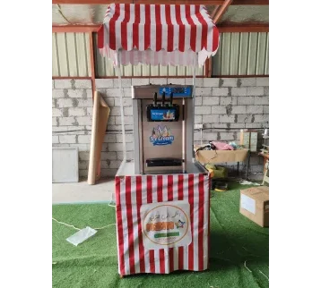 طاولة آلة آيسكريم وحلويات للفعاليات 150 للإيجار | استأجر