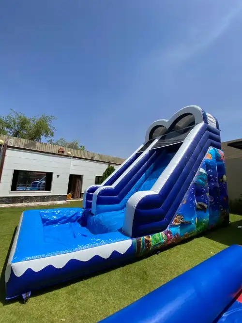 زحليقة مائية XL قابلة للنفخ للمهرجانات الصيفية - صورة 4 للإيجار | استأجر