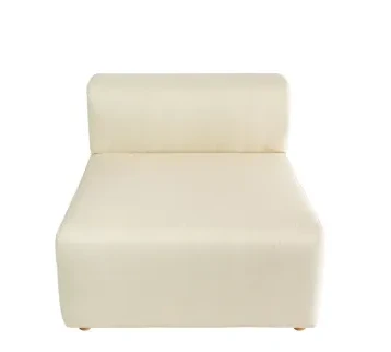 كنبة وسط "روما" بلون بيج SGHHF– كنبة فردية فاخرة بتصميم عصري للإيجار  للإيجار | استأجر