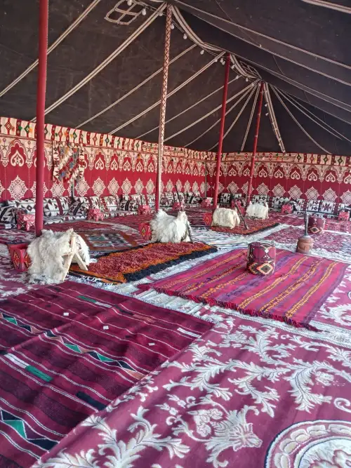 Traditional  Tent 8×16m – Black or White Bedouin Style - Image 5 for rent | Estajer