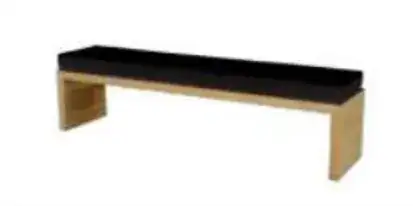 طاولة جلوس خارجية باللون الأسودCGBSW – مقعد بيكنيك خشبي أنيق للإيجار - الصورة الرئيسية للإيجار | استأجر