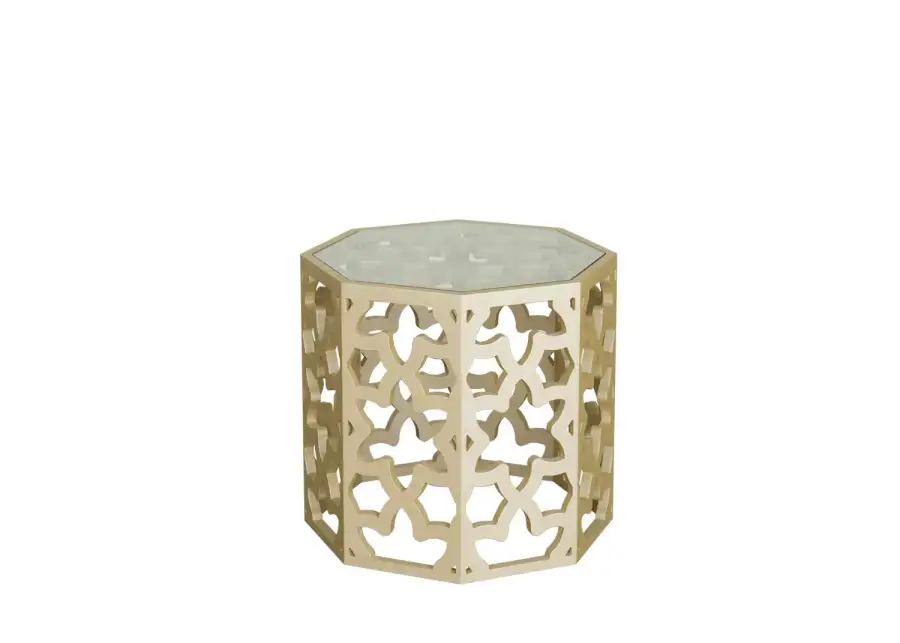 طاولة جانبية "مدينة" بتصميم ذهبي فاخر FPGFO| للإيجار بأسعار مرنة - الصورة الرئيسية للإيجار | استأجر