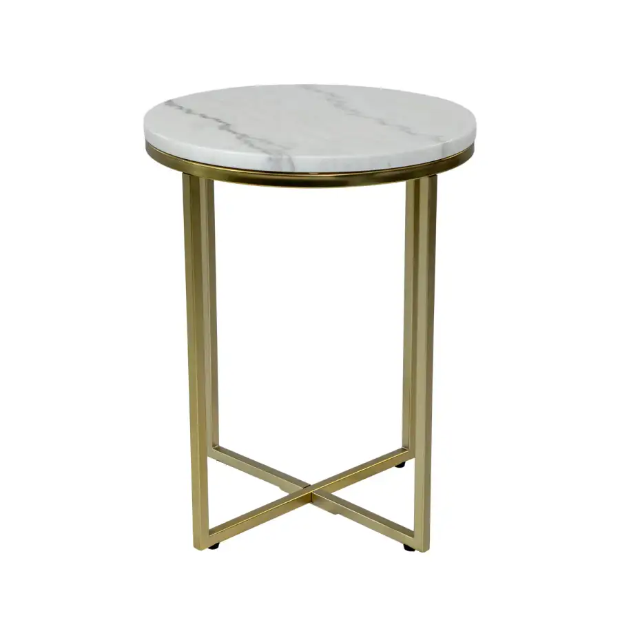 طاولة قهوة "بسمة" بسطح رخامي أسود وإطار ذهبي FRFWD– فخامة راقية لتأجير المناسبات والديكور الداخلي - الصورة الرئيسية للإيجار | استأجر