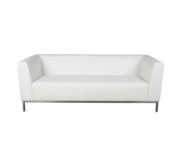 كنبة VIP ثلاثية بيضاء SAWAL– أناقة ورقي للمناسبات الفاخرة للإيجار | استأجر