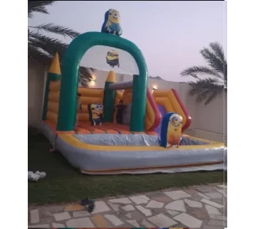 نطيطة هوائية مع زحليقة ومسبح للإيجار | استأجر