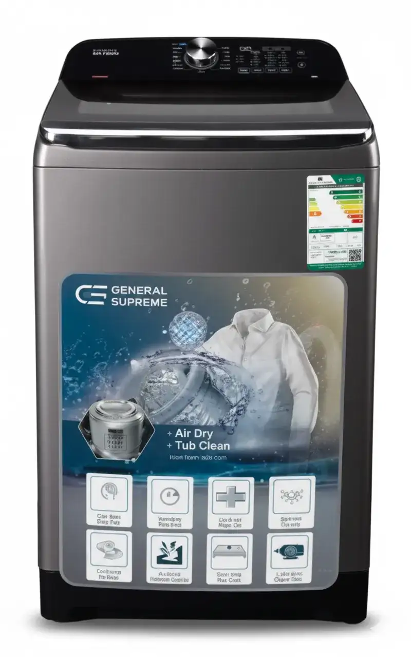 General Lines Washing Machine – 10KG – High Performance & Efficiency - Main image for rent | Estajer