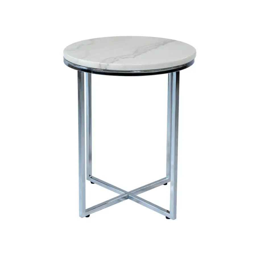 Basma Coffee Table Chrome - Black Marble FRBCD - Main image for rent | Estajer