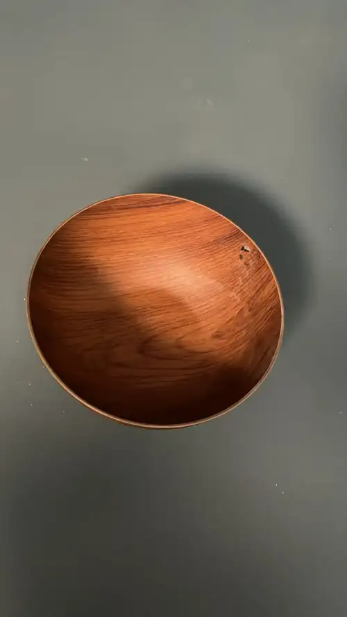 Concave Wooden Bowl – Cinema Prop - Image 2 for rent | Estajer