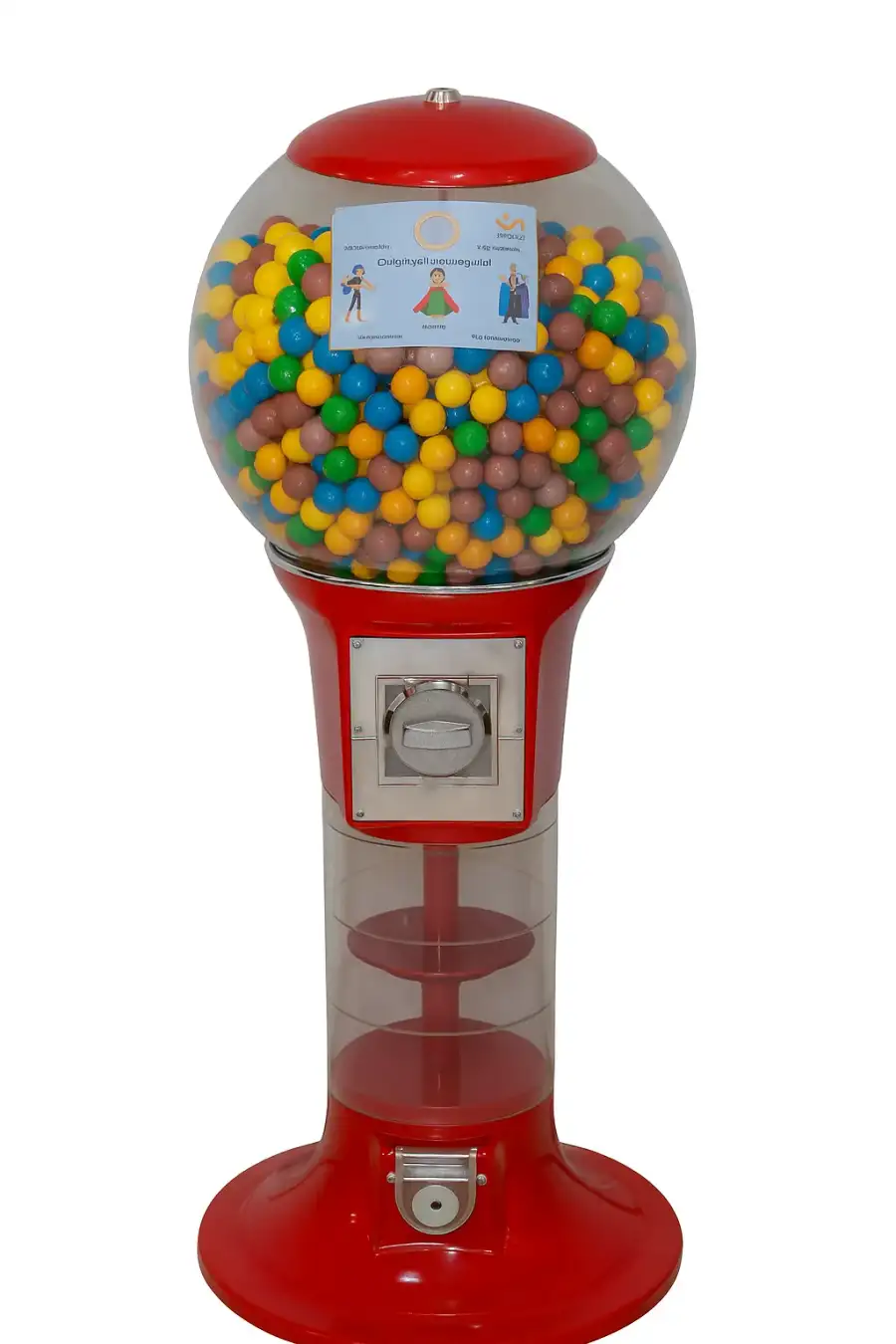 Classic Gumball Vending Machine -Transparent Globe Design - Main image for rent | Estajer