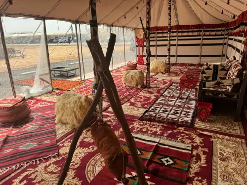 Traditional Tent 6×12m – Black or White Bedouin Style - Image 2 for rent | Estajer