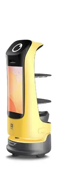 روبوت KettyBot – روبوت تقديم واستقبال إعلاني بتصميم ذكي مثالي للتسويق والفعاليات - الصورة الرئيسية للإيجار | استأجر