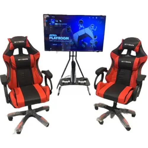 بلايستيشن 5 مع شاشة 50 بوصة وكرسي قيمنق 143 - الصورة الرئيسية للإيجار | استأجر