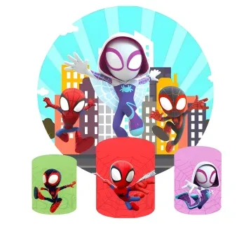 ثيم سبايدرمان وأصدقاؤه 0284-ديكور حفلات مميز  للإيجار | استأجر