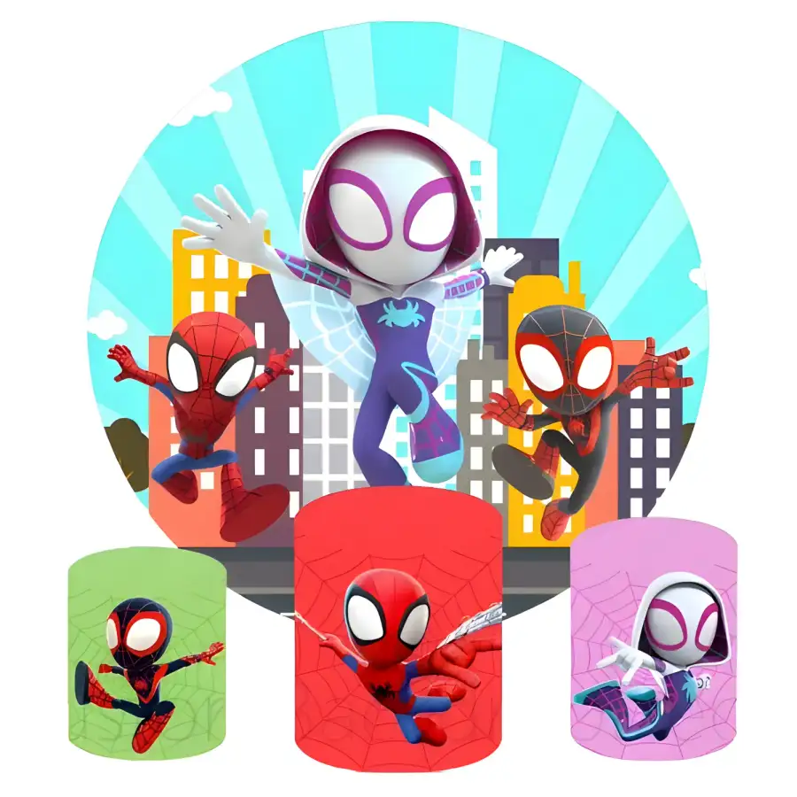 ثيم سبايدرمان وأصدقاؤه 0284-ديكور حفلات مميز  - الصورة الرئيسية للإيجار | استأجر