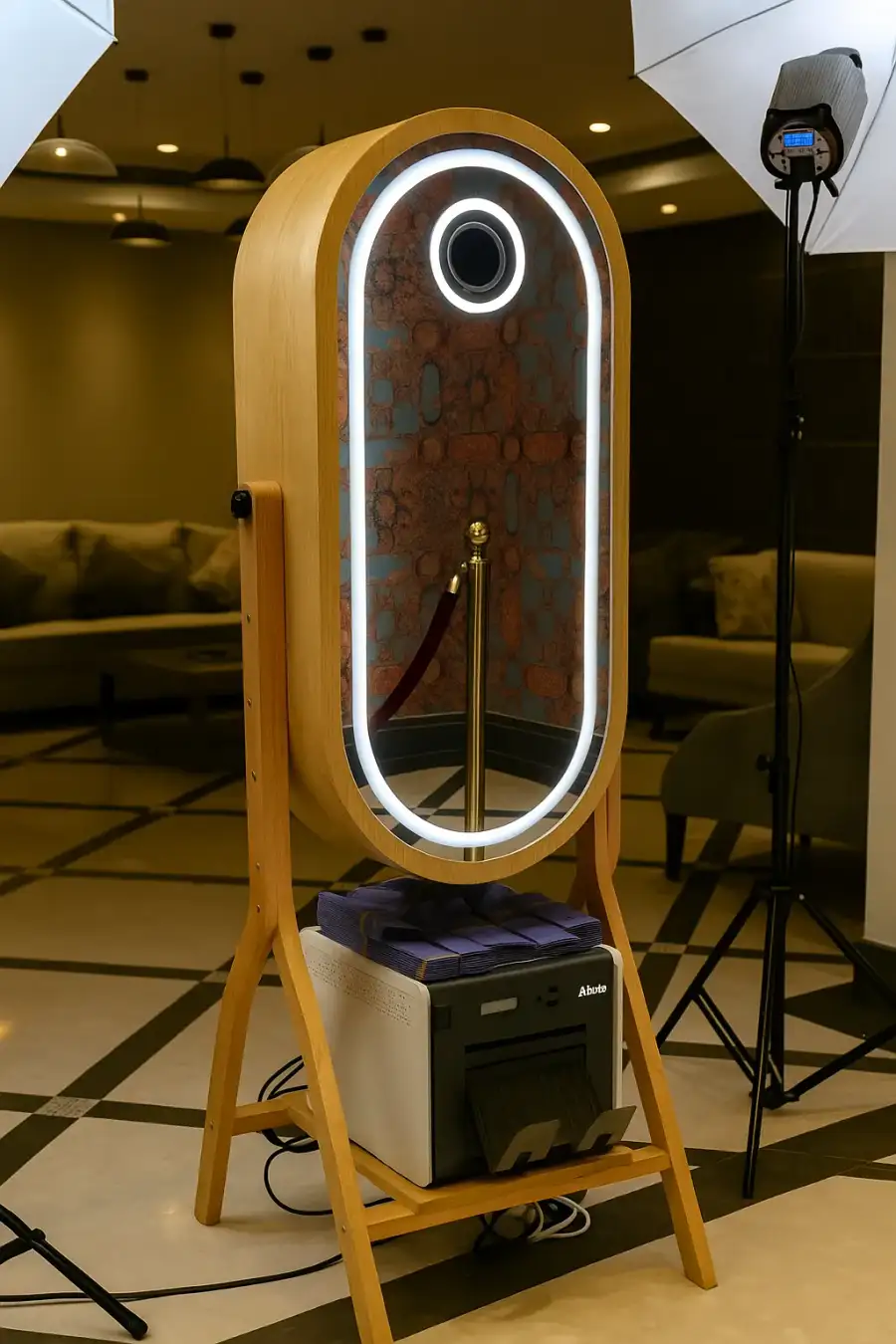 مراية سحرية (خشب) - فوتوبوث - الصورة الرئيسية للإيجار | استأجر