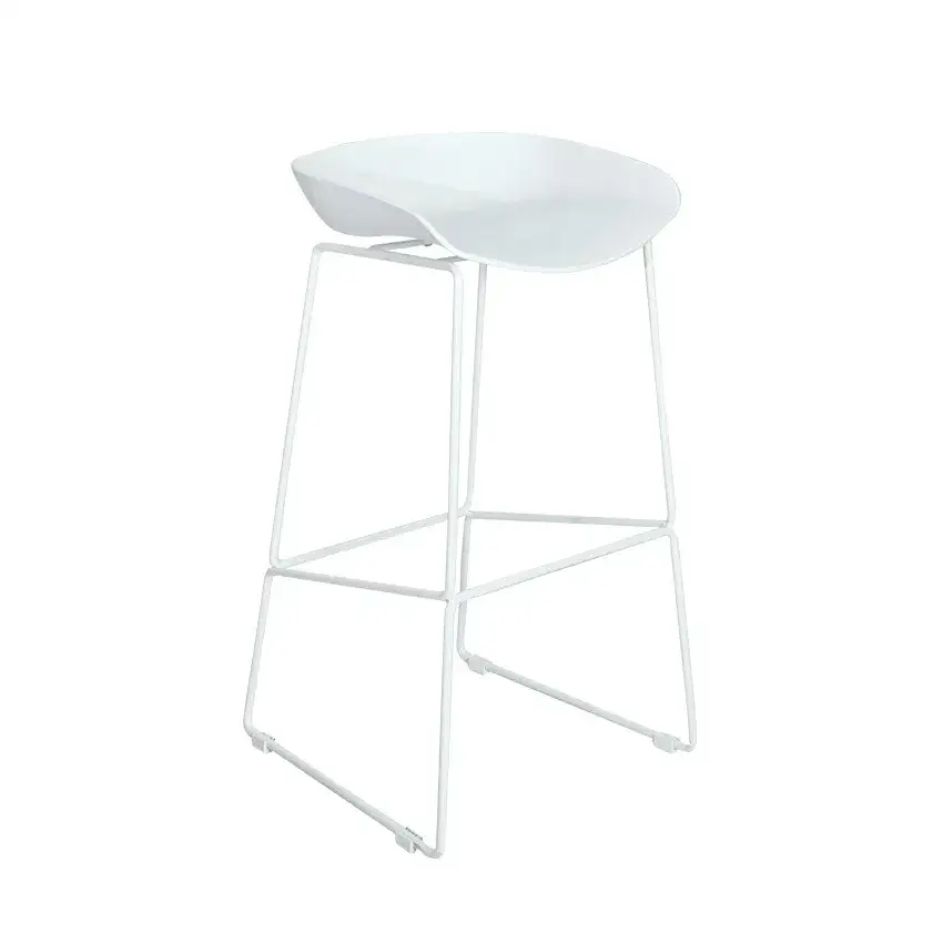 Oslo Bar Stool White LSWWM - Main image for rent | Estajer