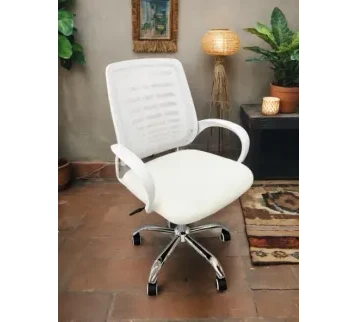 كرسي مكتب عصري ب لون ابيض مناسب للشركات والمكاتب للإيجار | استأجر