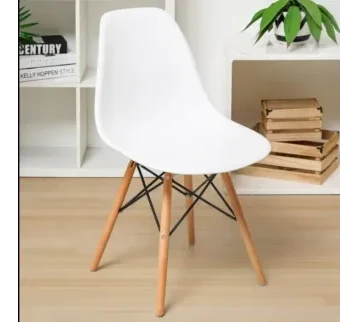 كرسي تشارلز  CIWOP مطفي بتصميم عصري - أبيض - للإيجار للإيجار | استأجر