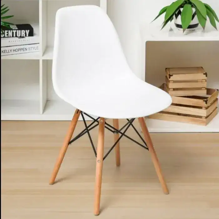 كرسي تشارلز  CIWOP مطفي بتصميم عصري - أبيض - للإيجار - الصورة الرئيسية للإيجار | استأجر