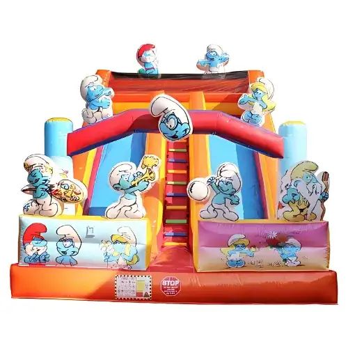 نطيطة السنافر العملاقة – متعة لا تُنسى (رقم المنتج: 0018) - الصورة الرئيسية للإيجار | استأجر