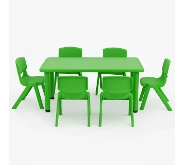 طاولة مع كراسي أطفال خشبية أنيقة0054 للإيجار | استأجر