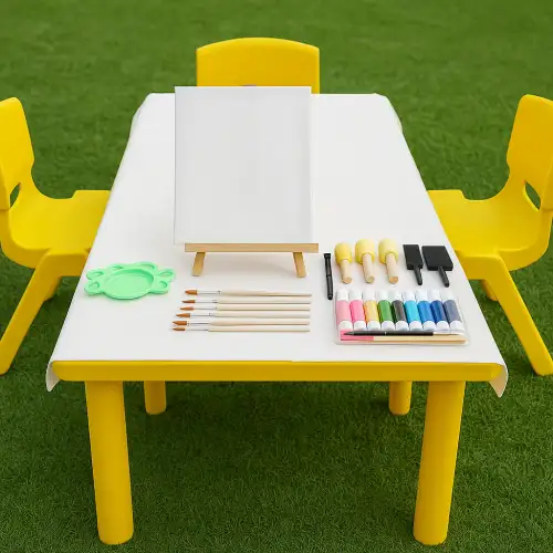 طاولة الرسام الصغير مع كراسي أطفال 0327 - صورة 2 للإيجار | استأجر