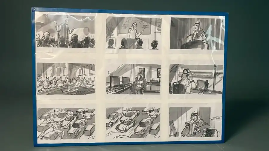 لوحة ستوري بورد لأعمال – ديكور تصوير سينمائي - الصورة الرئيسية للإيجار | استأجر