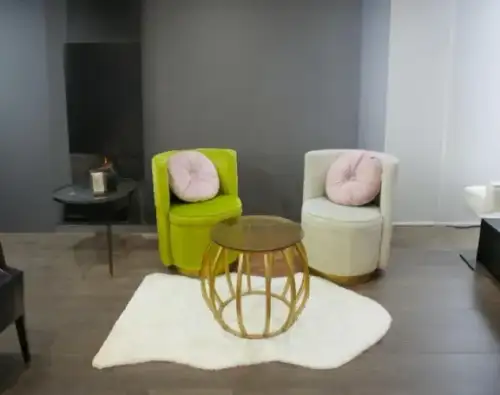 طقم كراسي مع طاولة تقديم بتصميم عصري - صورة 2 للإيجار | استأجر