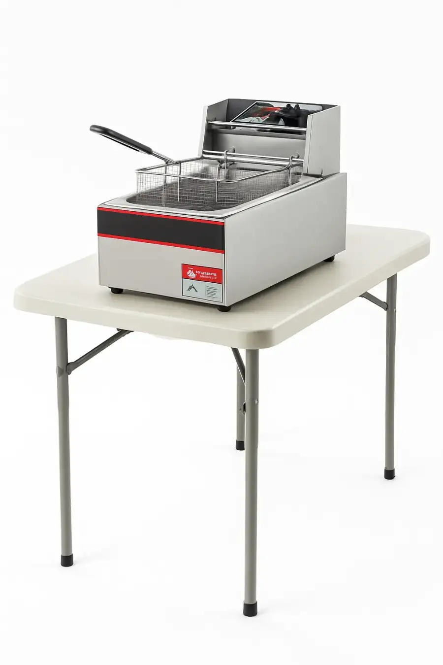 Crispy Potato Maker with White Plastic Table – Product Code 0058 - Main image for rent | Estajer