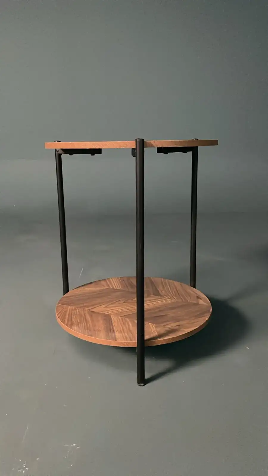 Wooden Serving Tables with Black Iron Legs – Cinematic Decor - Main image for rent | Estajer