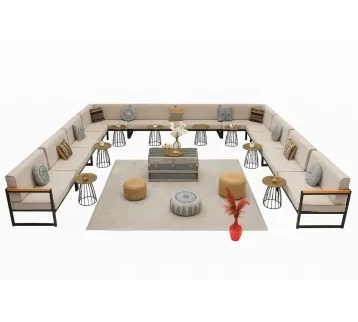 جلسات مغربية مع الديكور ل ٣ اشخاص للإيجار | استأجر