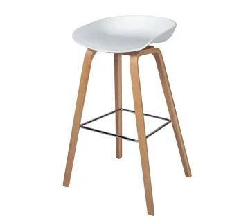 كرسي بار اسكندنافي خشبيLSOOO - تصميم عصري بطابع طبيعي للإيجار | استأجر