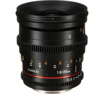   عدسة Rokinon 20 مم T1.9 Cine DS لكاميرا Canon EF للإيجار | استأجر