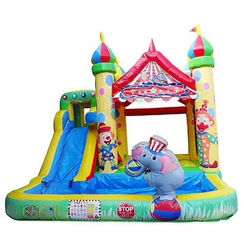 Product No. 0105 – Circus Water Bouncer & Slide" - Main image for rent | Estajer