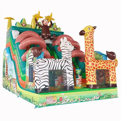 نطيطة مغامرات الأدغال مرح للاطفال  – رقم المنتج  0222 - صورة 2 للإيجار | استأجر