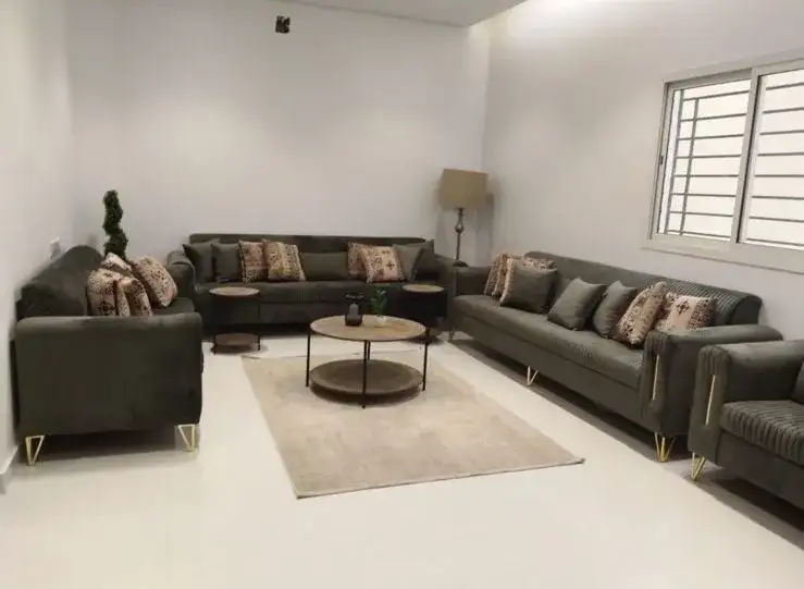 Modern Olive Green 7-Seater Sofa Set (Decor filming)  - Main image for rent | Estajer
