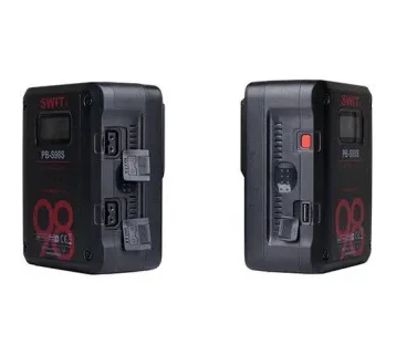   بطارية رقمية SWIT PB-S98S شديدة التحمل 14.4 فولت 98 وات في الساعة ذات صنبور مزدوج على شكل حرف D (تركيب على شكل حرف V) للإيجار | استأجر
