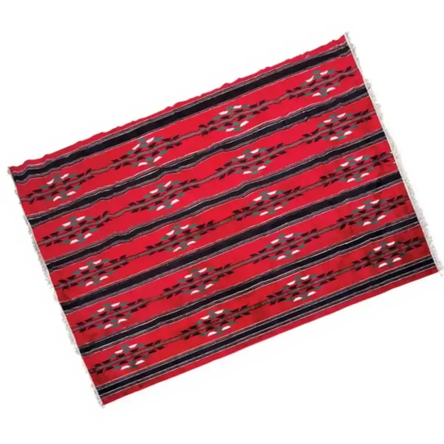 سجادة السدو التقليدية متعددة الألوان DGRRF| حجم 345 × 258 سم | لمسة فنية تراثية مميزة - الصورة الرئيسية للإيجار | استأجر