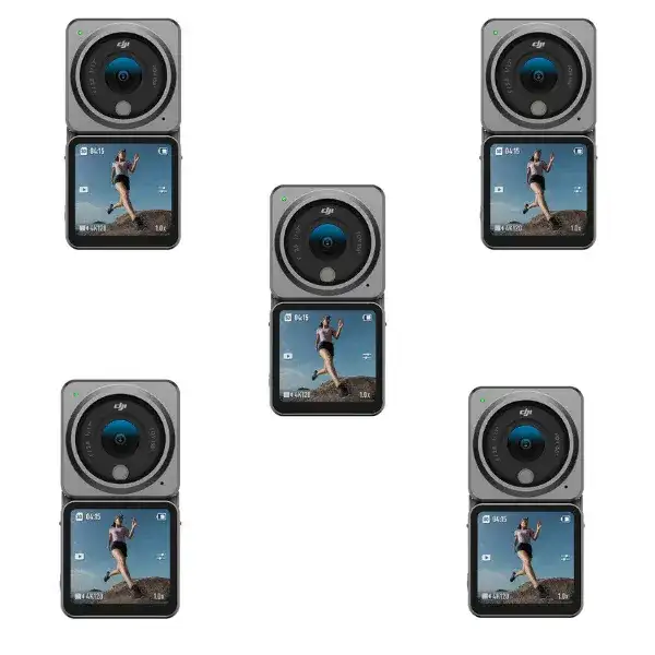  مجموعة DJI Action 2 ذات الشاشة المزدوجة (5 كاميرات) - الصورة الرئيسية للإيجار | استأجر
