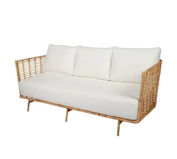 كنبة لولا من الروطان الطبيعي SGWOF2- 3 مقاعد بتصميم بوهيمي عصري ومريح للإيجار | استأجر