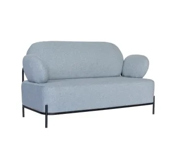 كنبة ماللو الرمادية بمقعدين SGJMM– أثاث فاخر وعصري لتأجير الفعاليات والمناسبات للإيجار | استأجر