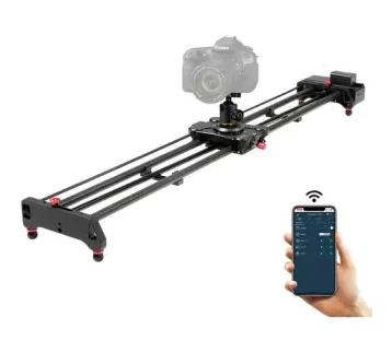منزلق كاميرا GVM لاسلكي من ألياف الكربون بمحرك (47 بوصة) للإيجار | استأجر