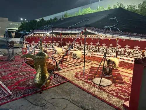 Traditional Tent 6×12m – Black or White Bedouin Style - Image 3 for rent | Estajer