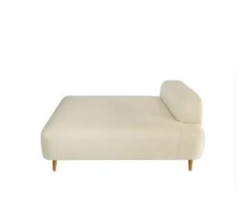 كنبة شازلونج باليرمو فاخرةSMQHF - جهة اليمين - لون بيج - للإيجار - تصميم عصري ومريح للمجالس والمعيشة للإيجار | استأجر